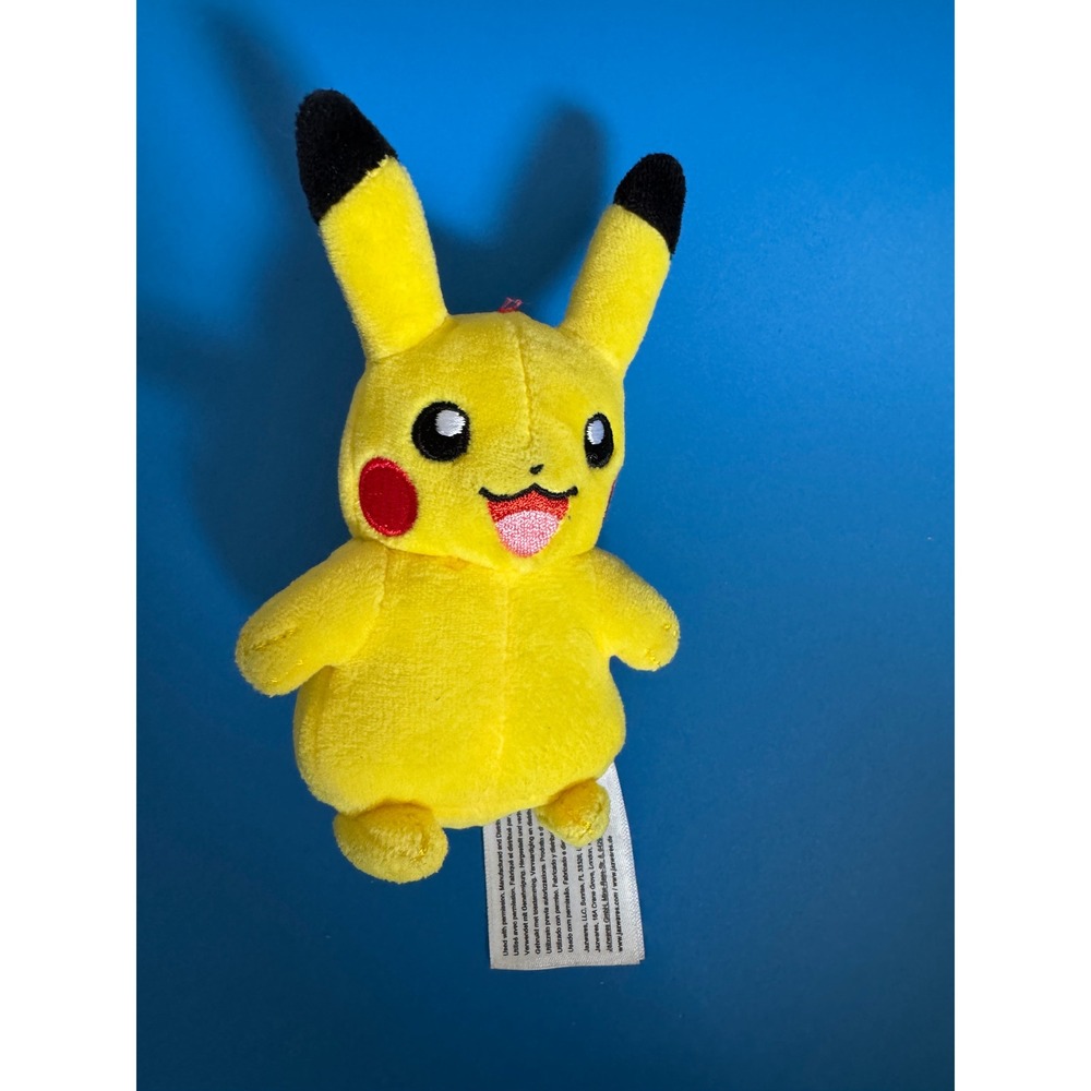 Pokemon Pikachu Plush 5 Inch Small Stuffed Animal Jazwares 2022 Yellow Toy
